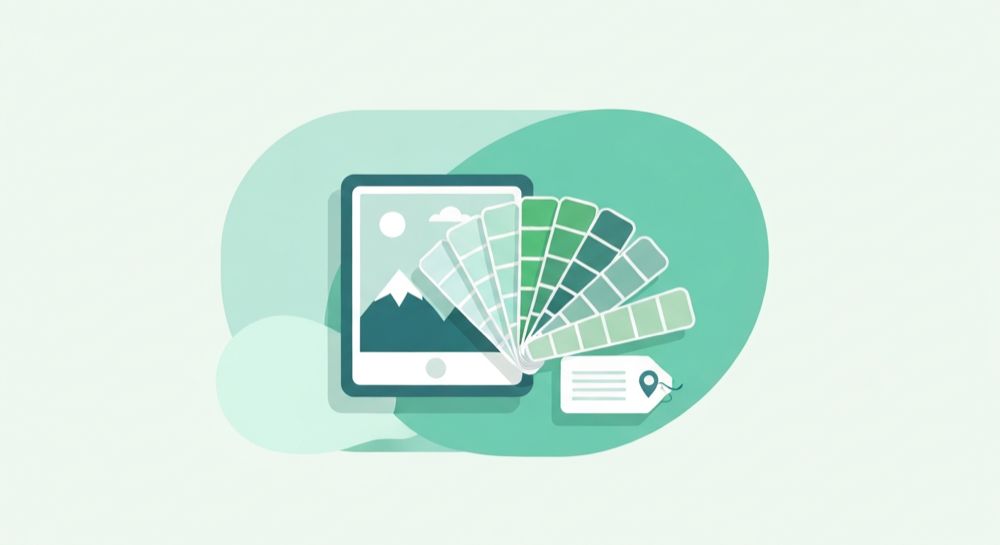 Android media and color tools illustration